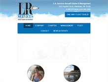 Tablet Screenshot of lrservices.com